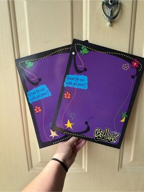 Gellyz Purple Decorative Portfolio (Set of 2)